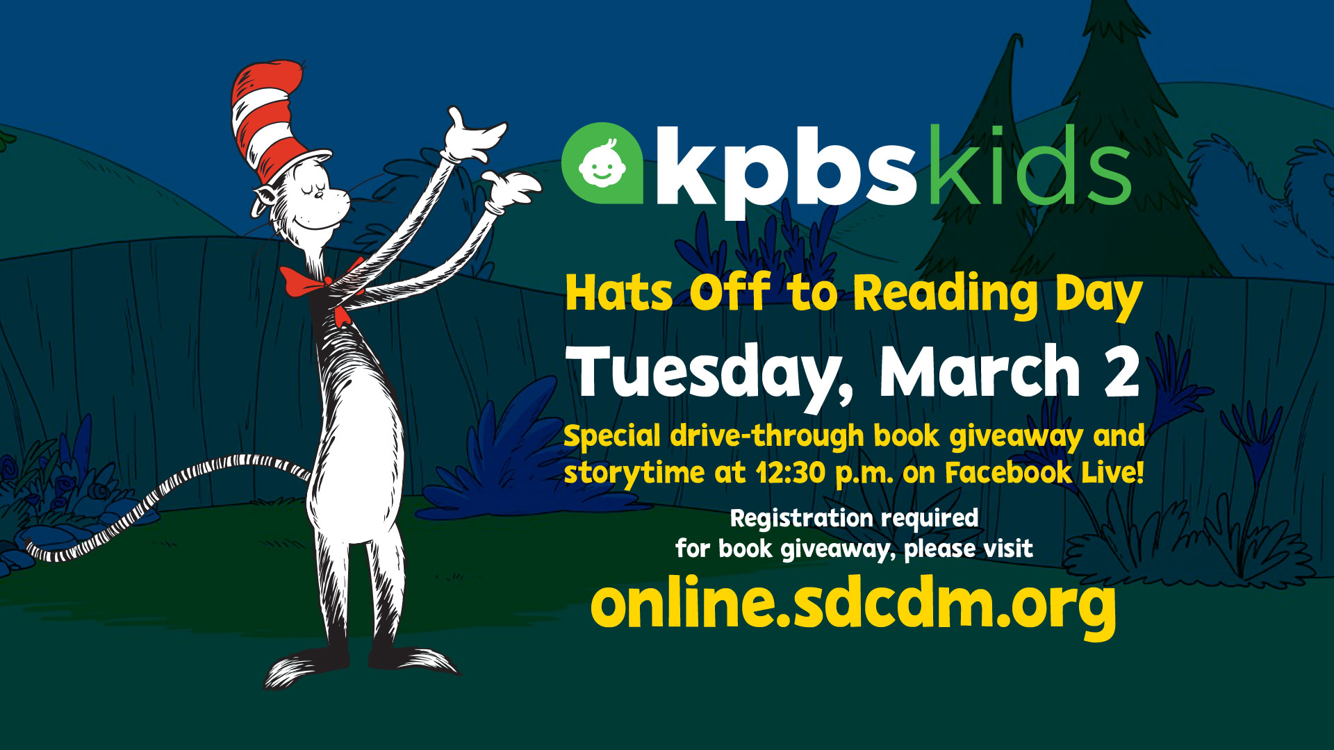 KPBS Kids Event Hats Off to Reading Day San Diego Children’s